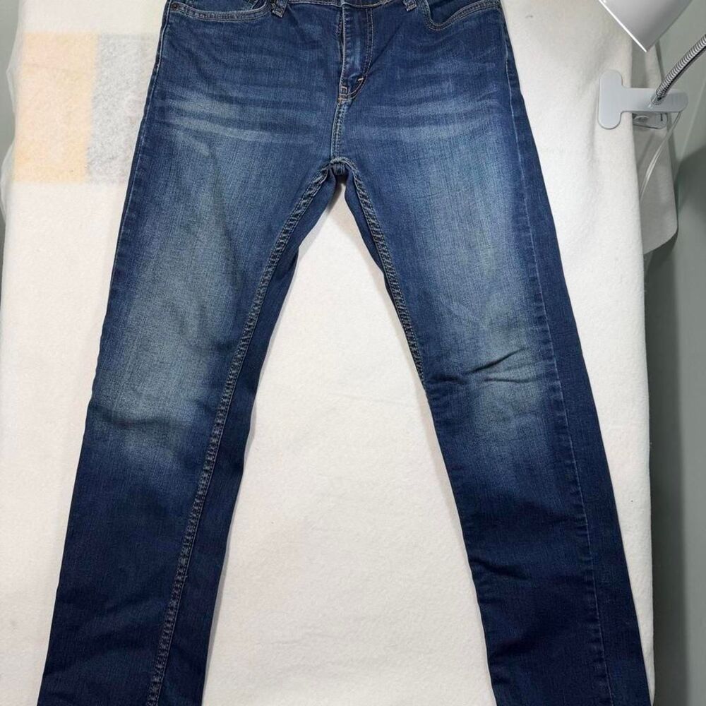 Levi-s Women's Blue and Navy Jeans